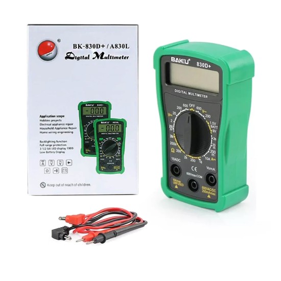 Baku Digital Multimeter BK-830D+ Measure Tool